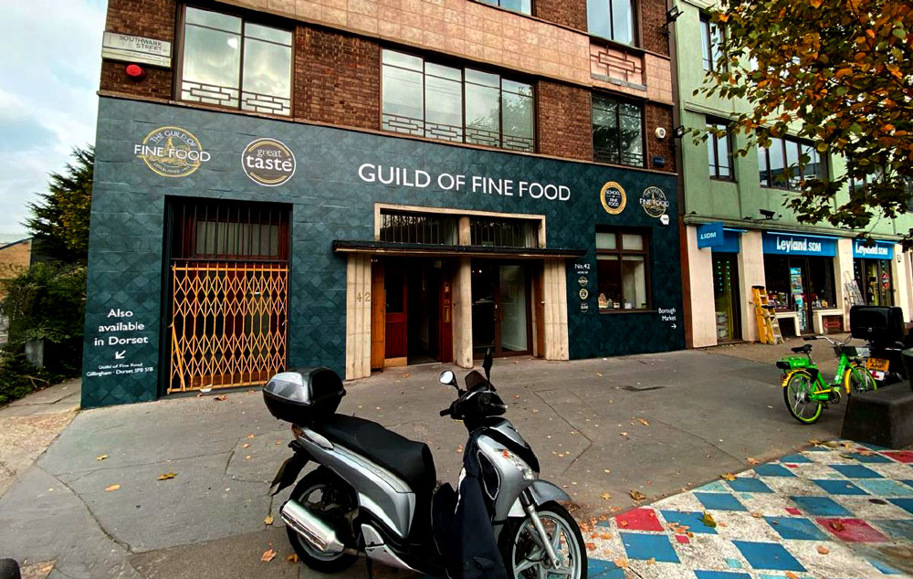 The Guild of Fine Foods Building Wrap 