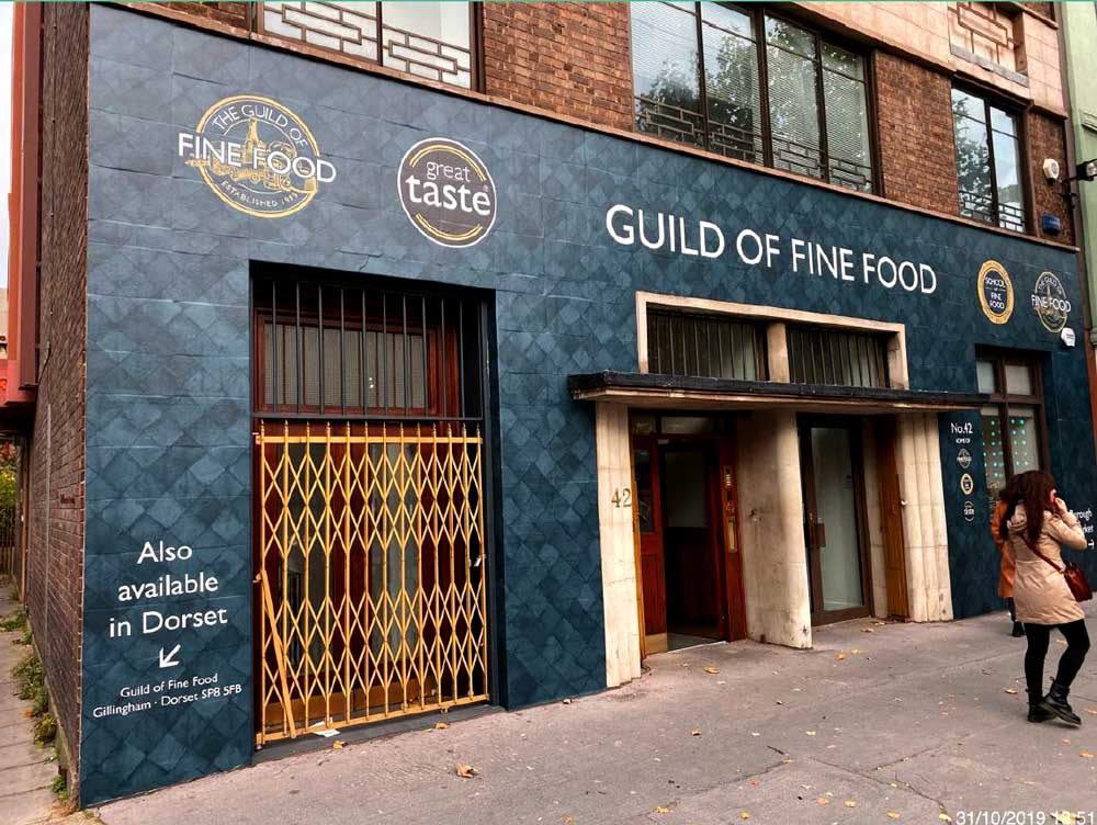 The Guild of Fine Foods Building Wrap 