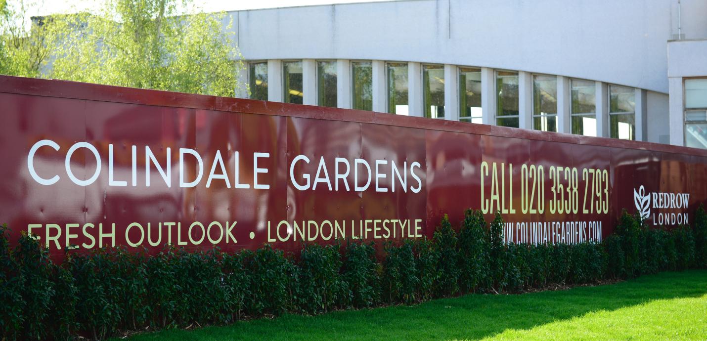 Colindale hoarding