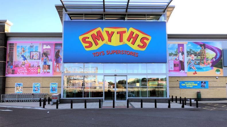 Smyths store wrap