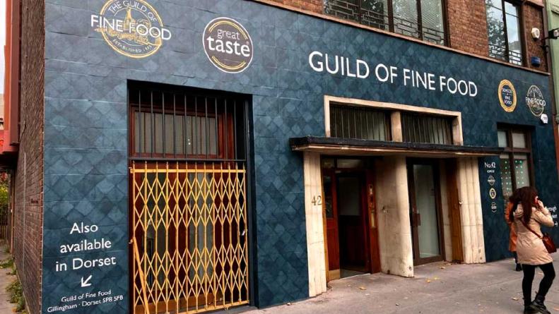 The Guild of Fine Foods Building Wrap