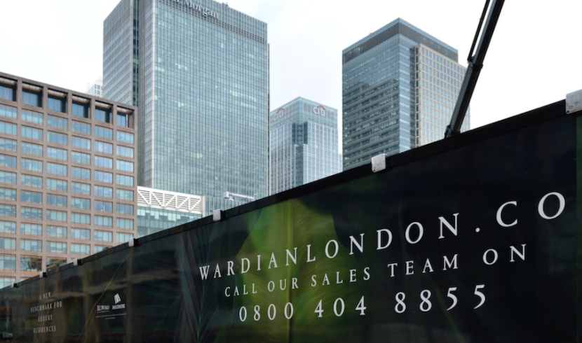 Hoarding in London