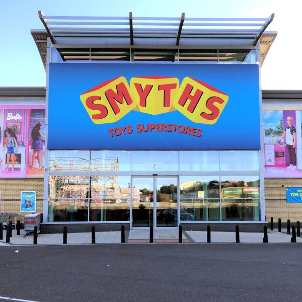 Smyths store wrap