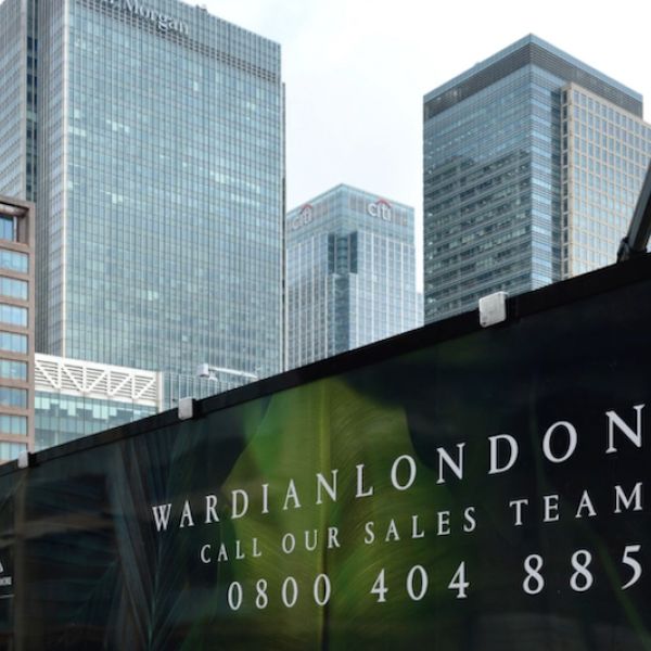 Hoarding in London