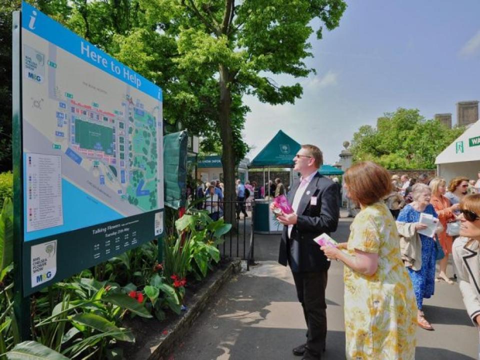 An event like the Chelsea Flower Show needs a lot of planning