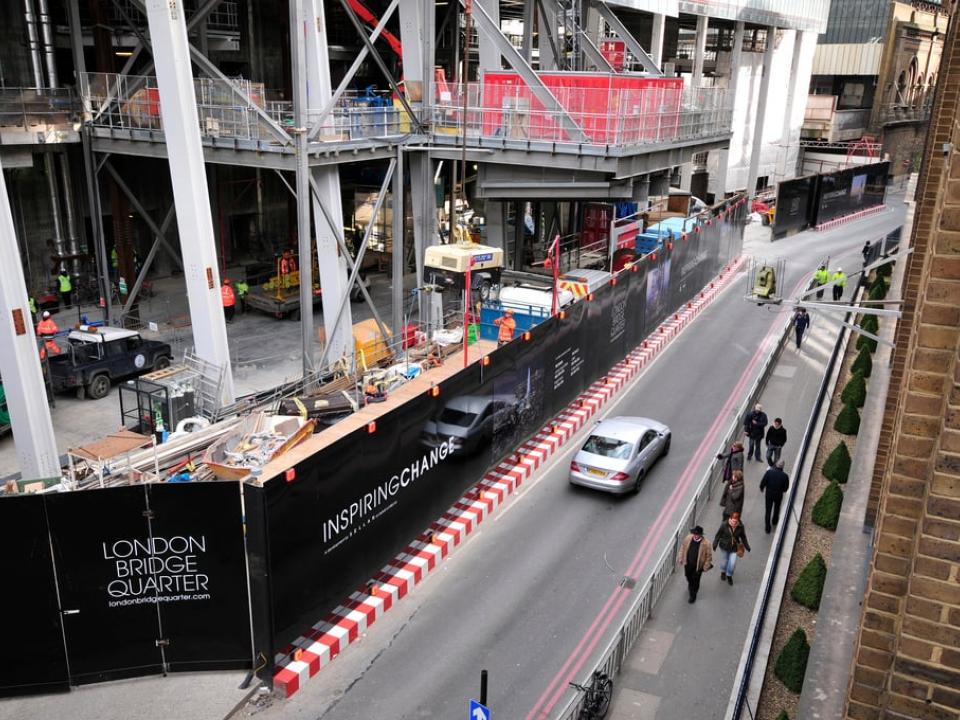 Hoarding at The Shard